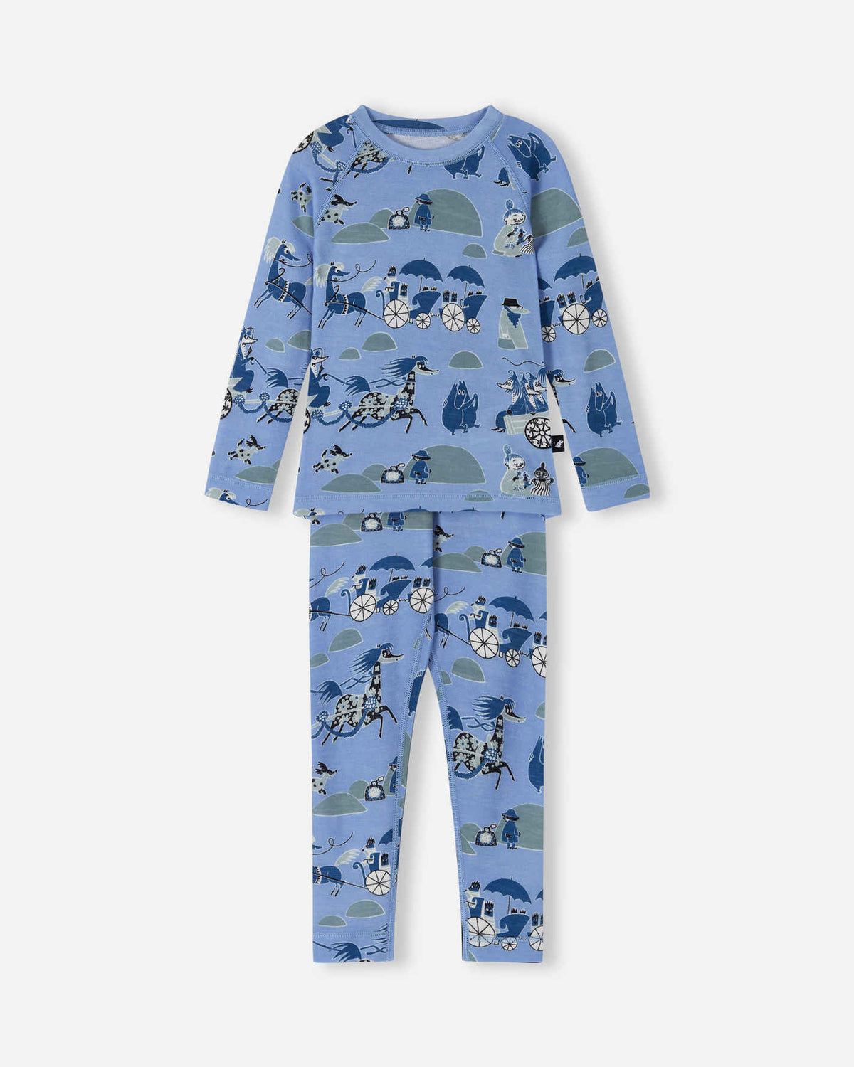 Moomin Trivsam - Toddler Merino Wool & Lyocell Base Layer Set | Reima Quality
