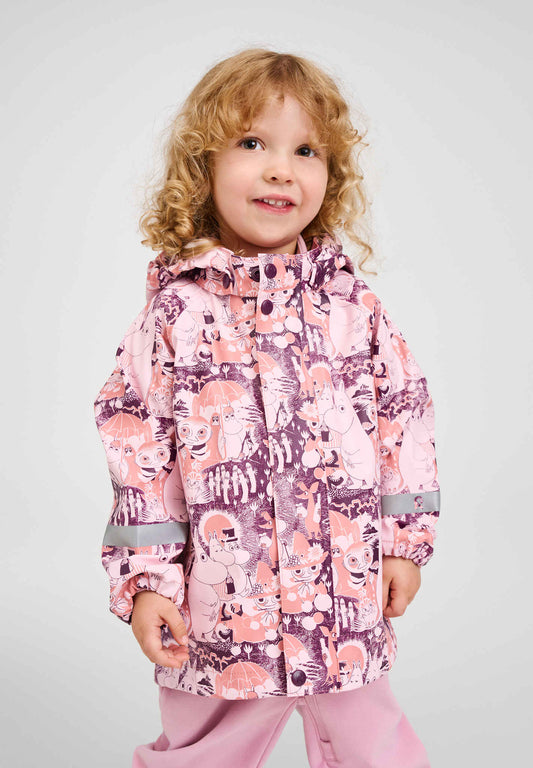 Moomin Vesi - Kids' Waterproof Rubber Rain Jacket | Reima Customer Favorite