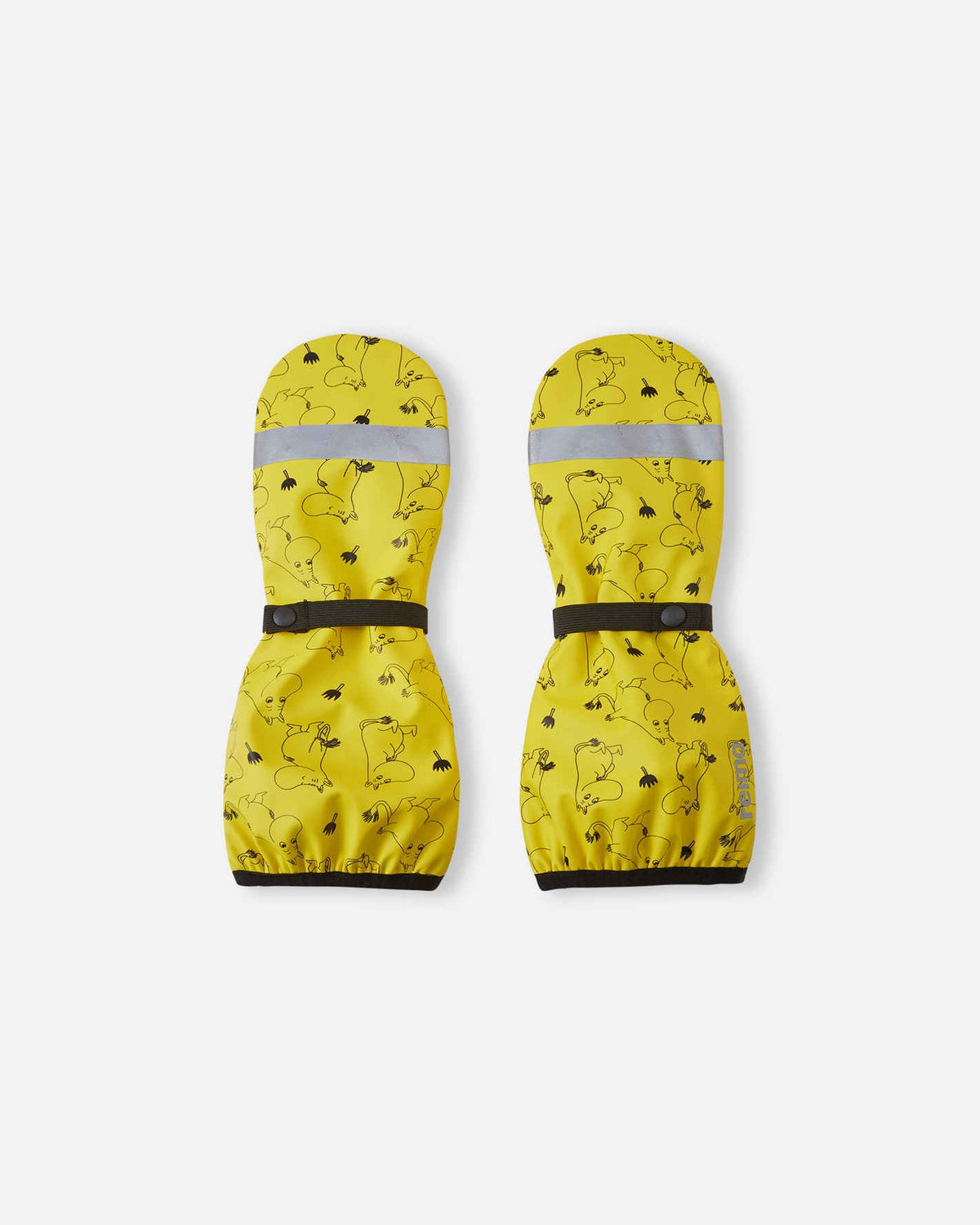 Moomin Puro - Kids' Lined Rubber Rain Mittens | Reima Everyday