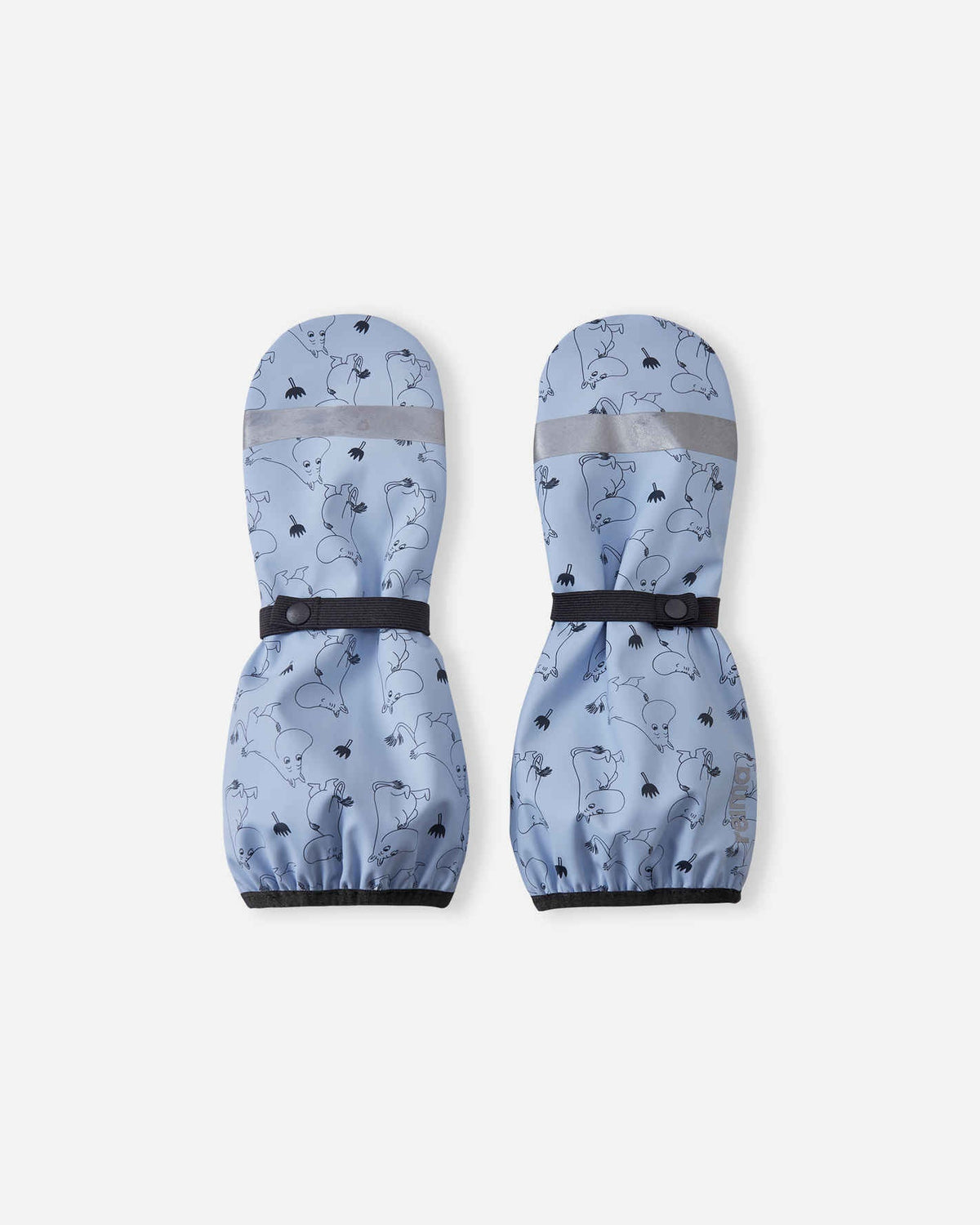 Moomin Puro - Kids' Lined Rubber Rain Mittens | Reima Everyday