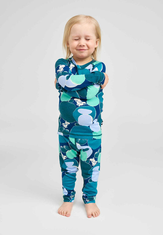 Moomin Trivsam - Toddler Merino Wool & Lyocell Base Layer Set | Reima Quality