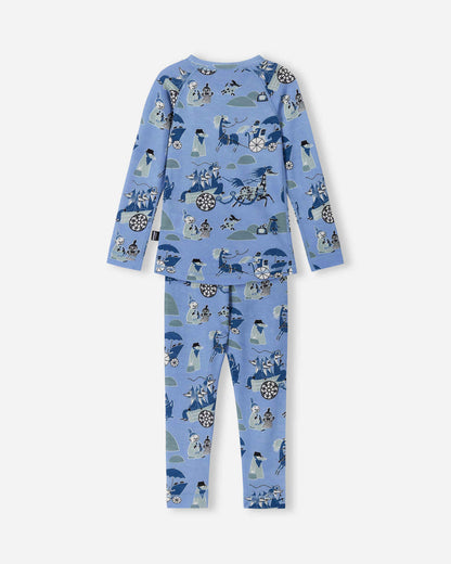 Moomin Trivsam - Toddler Merino Wool & Lyocell Base Layer Set | Reima Quality